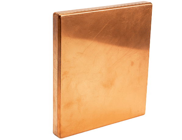 Анод медный х/к М1у 2х600 мм ГОСТ 767-2020 фото