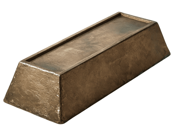 Чушка бронзовая литая БрА9Мц2Л ГОСТ 614-97 фото