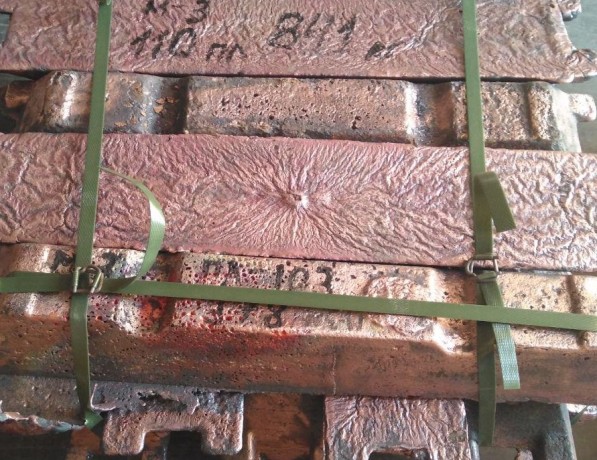 Чушка медная МФ9 ГОСТ 4515-93 фото