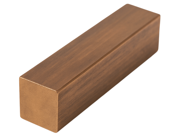 Квадрат бронзовый г/к БрКМц3-1 9х9 мм ГОСТ 1628-2019 фото