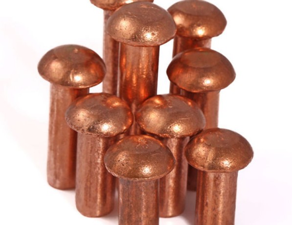 Заклепка медная полукруглая пустотелая М3 1,2х6 мм ГОСТ 10299-80 фото